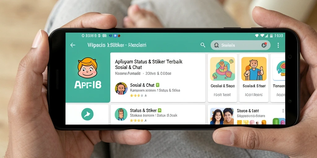 Antarmuka aplikasi API288 yang menarik dan penuh warna.