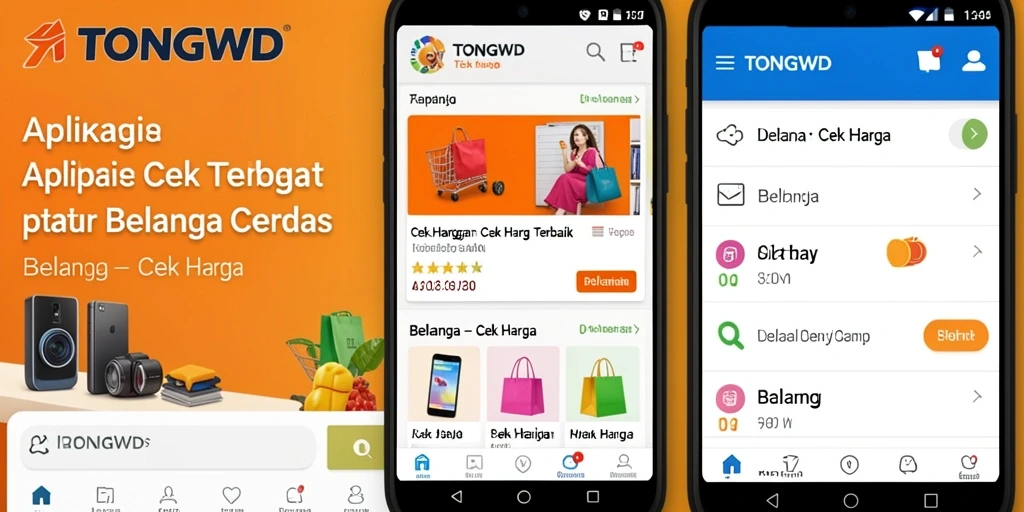 Tampilan antarmuka TONGWD untuk cek harga produk dengan jelas.